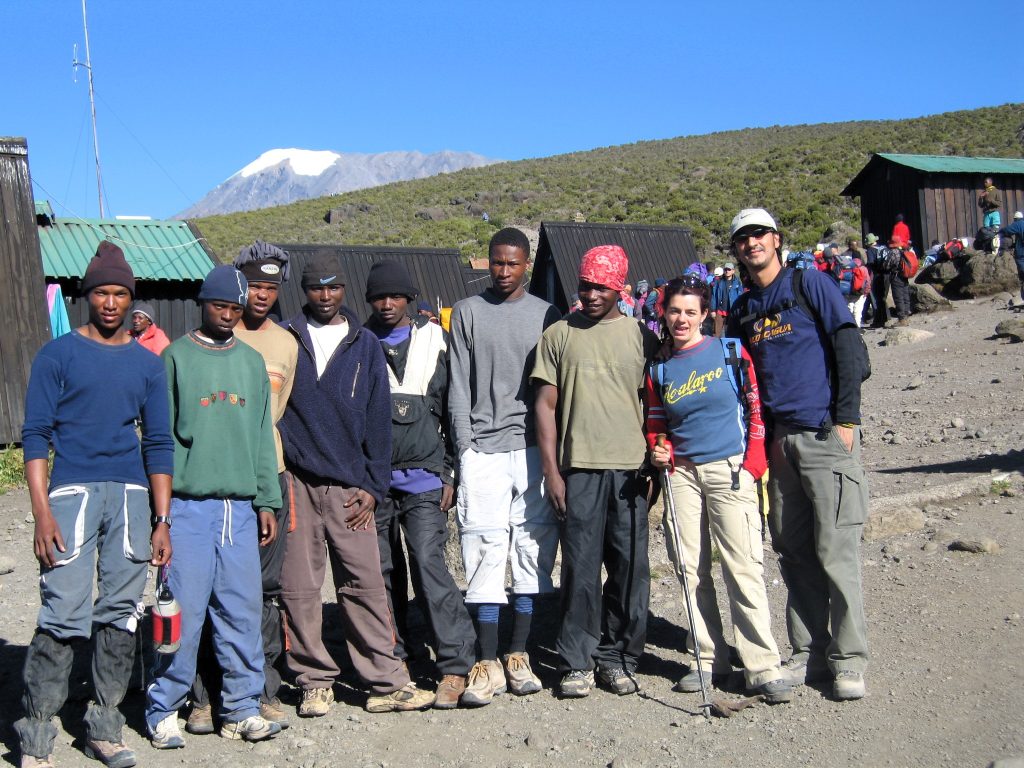 Porteadores del Kilimanjaro