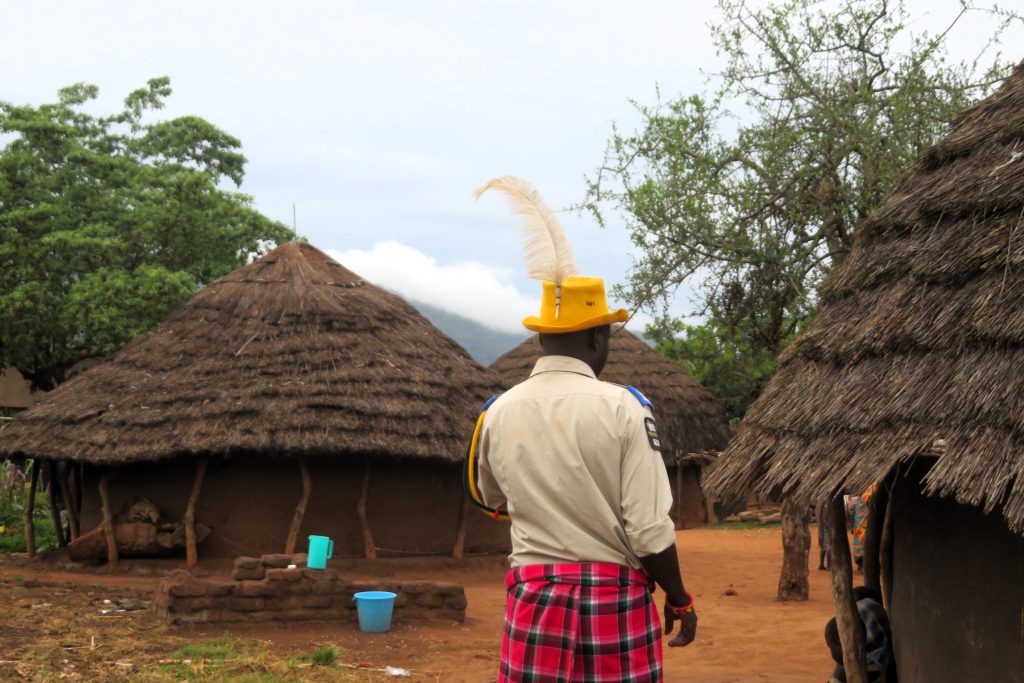 Jefe de la tribu Karamojong