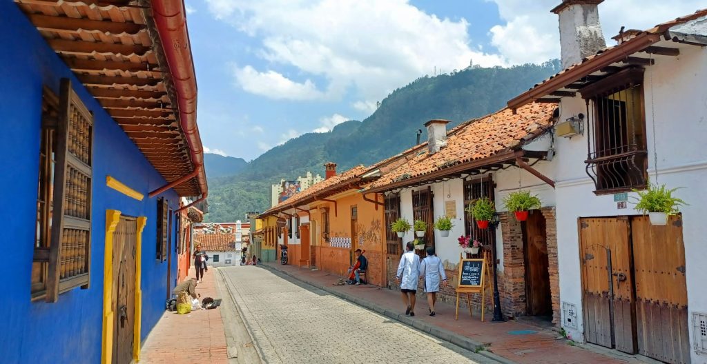 Calle principal del barrio de la Candelaria