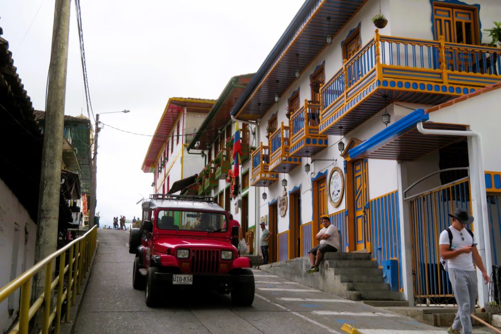 Willy en Salento, pueblo del Eje Cafetero colombiano