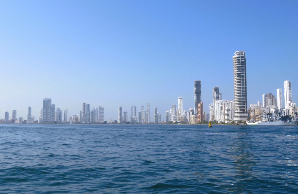 Bocagrande en Cartagena de India