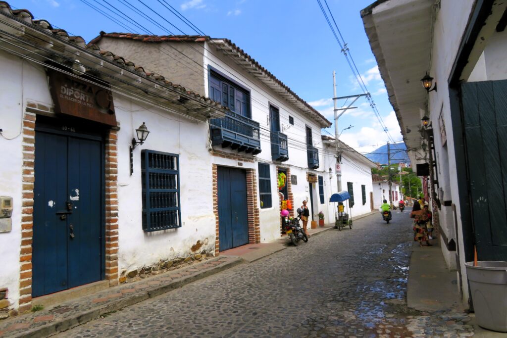 Calle en Santa Fé de Antioquia