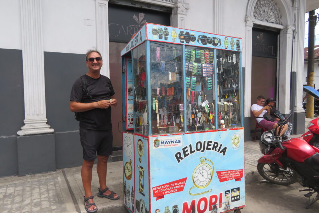 Tienda de relojes en Iquitos