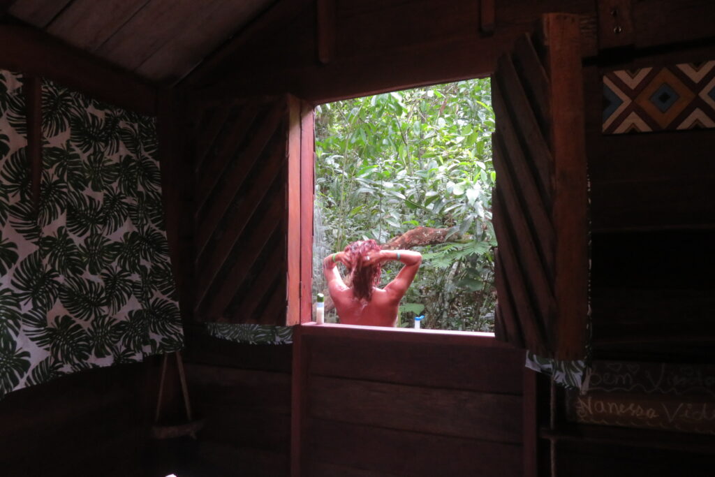 Ducha en el Amazonas