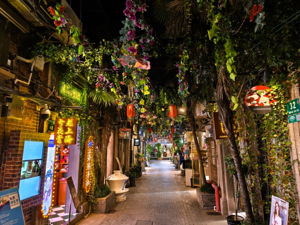 Callejones del barrio Tianzifang