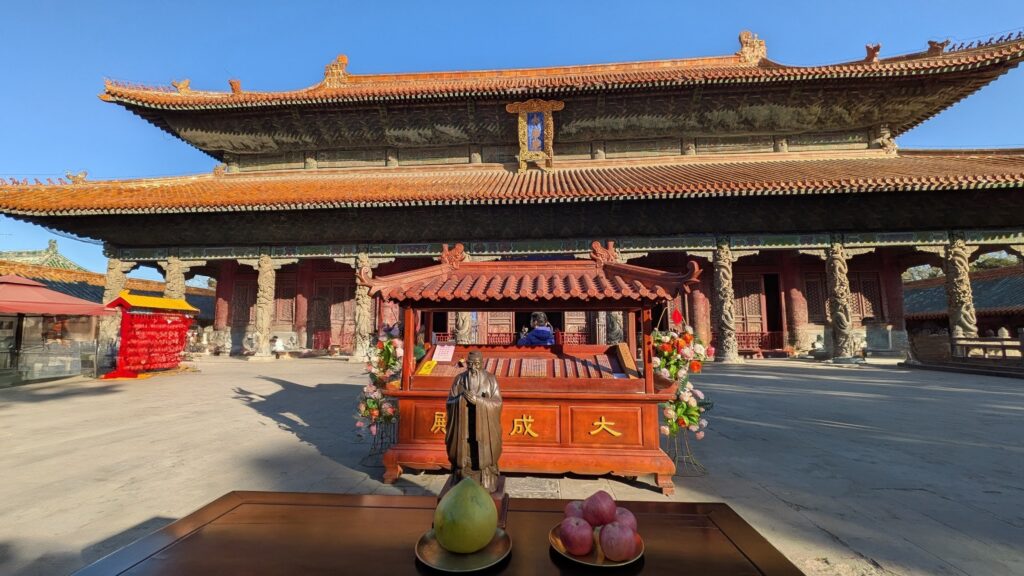 Templo de Confucio en Qufu, ciudad natal de este gran pensador.