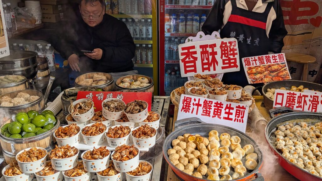 Puestos de comida en Suzhou